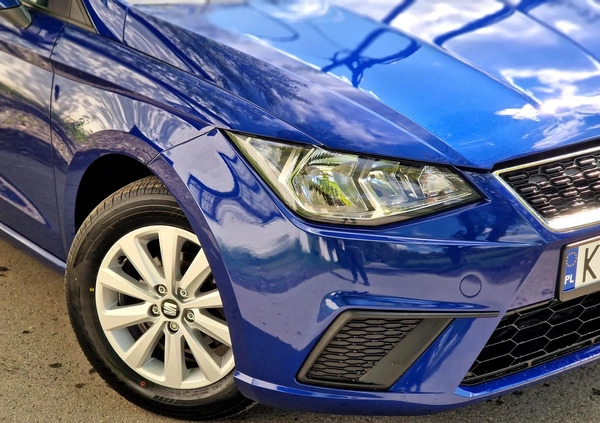 Seat Ibiza cena 42500 przebieg: 21000, rok produkcji 2018 z Kraków małe 667